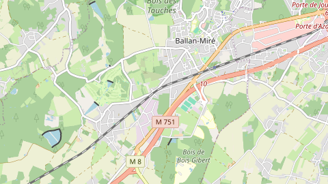 Carte de localisation de l'évènement