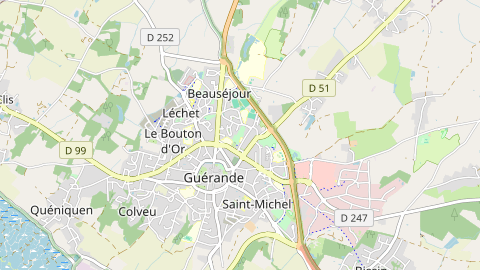 Carte de localisation de l'évènement