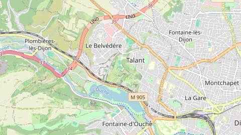 Carte de localisation de l'évènement