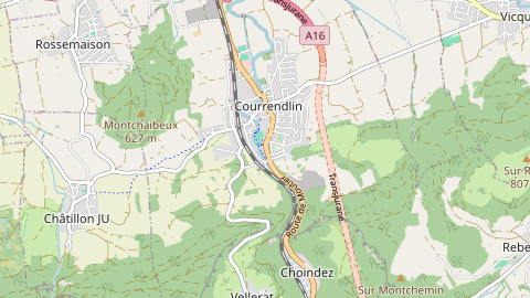 Carte de localisation de l'évènement