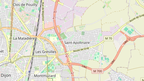Carte de localisation de l'évènement