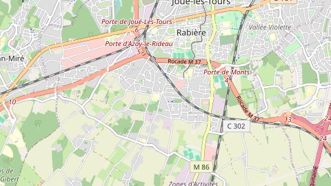 Carte de localisation de l'évènement