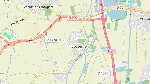 Carte de localisation de l'évènement