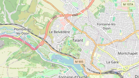 Carte de localisation de l'évènement