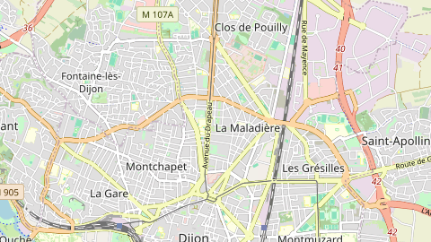 Carte de localisation de l'évènement