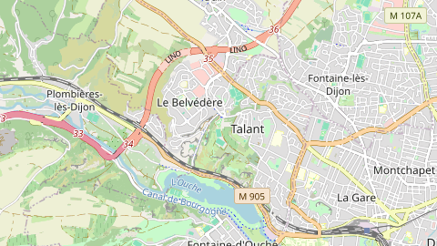 Carte de localisation de l'évènement