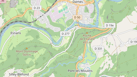 Carte de localisation de l'évènement