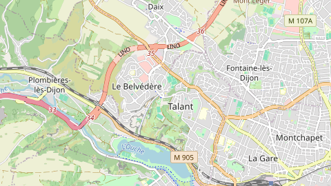 Carte de localisation de l'évènement