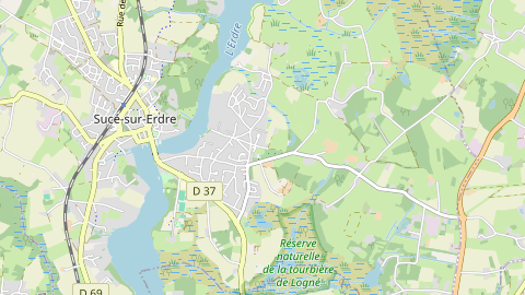 Carte de localisation de l'évènement