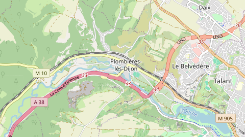 Carte de localisation de l'évènement