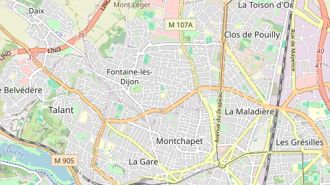 Carte de localisation de l'évènement