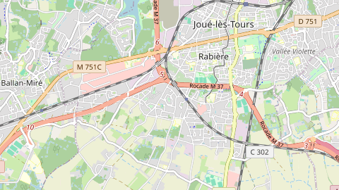 Carte de localisation de l'évènement