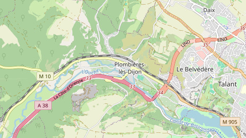 Carte de localisation de l'évènement