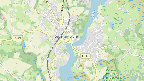 Carte de localisation de l'évènement