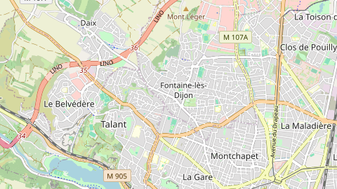 Carte de localisation de l'évènement