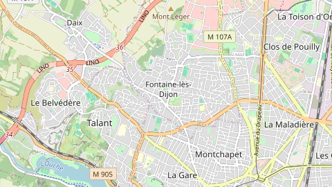 Carte de localisation de l'évènement