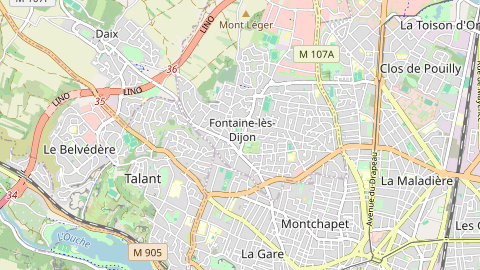 Carte de localisation de l'évènement
