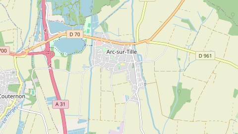Carte de localisation de l'évènement