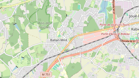 Carte de localisation de l'évènement