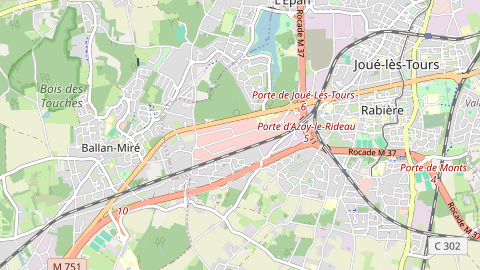 Carte de localisation de l'évènement