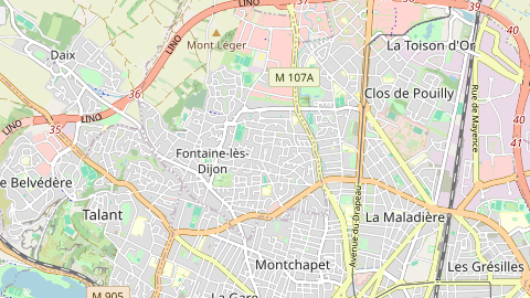 Carte de localisation de l'évènement