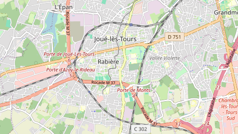 Carte de localisation de l'évènement