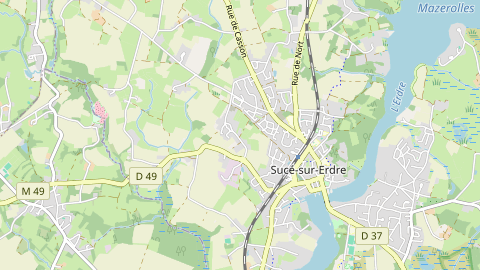 Carte de localisation de l'évènement