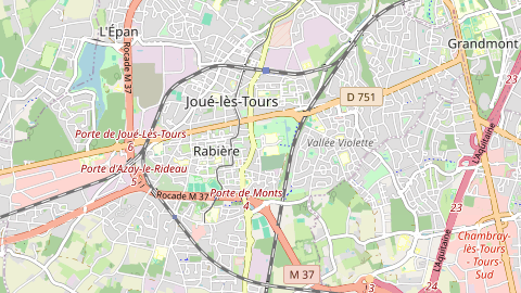 Carte de localisation de l'évènement
