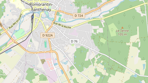 Carte de localisation de l'évènement