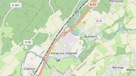 Carte de localisation de l'évènement