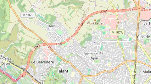 Carte de localisation de l'évènement