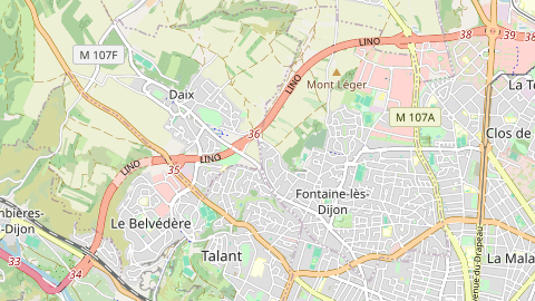 Carte de localisation de l'évènement