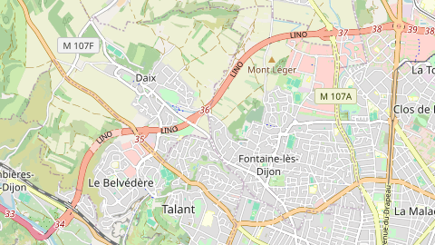Carte de localisation de l'évènement