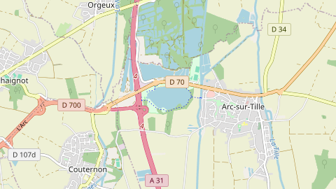 Carte de localisation de l'évènement