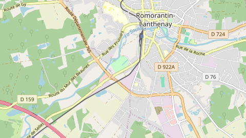 Carte de localisation de l'évènement