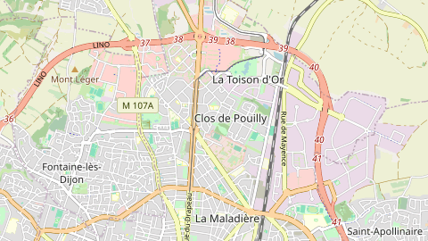 Carte de localisation de l'évènement