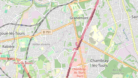 Carte de localisation de l'évènement