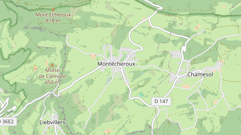 Carte de localisation de l'évènement