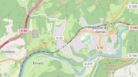 Carte de localisation de l'évènement