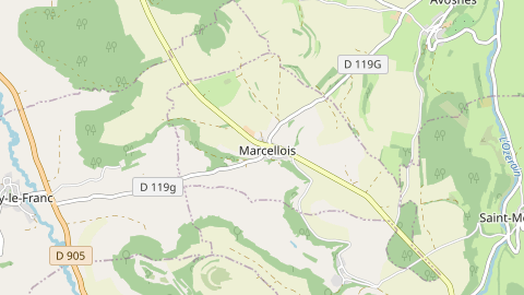 Carte de localisation de l'évènement