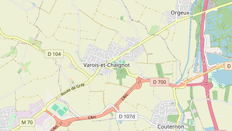 Carte de localisation de l'évènement