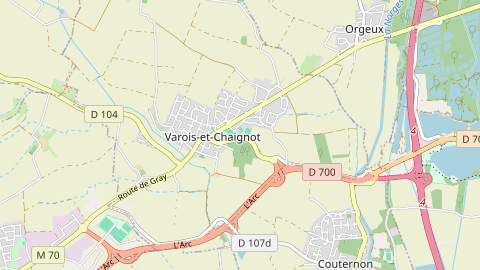 Carte de localisation de l'évènement