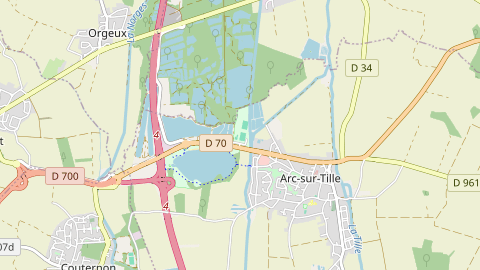 Carte de localisation de l'évènement