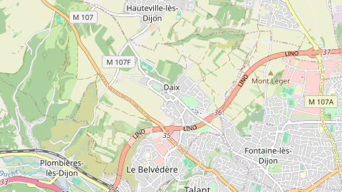 Carte de localisation de l'évènement