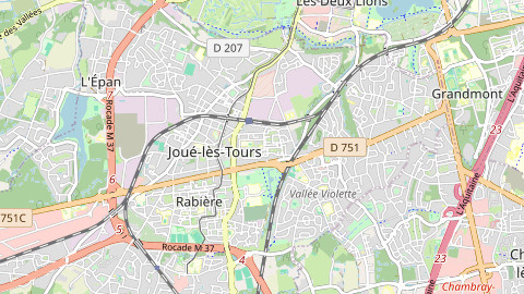 Carte de localisation de l'évènement