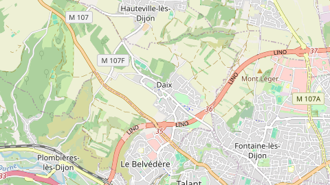 Carte de localisation de l'évènement