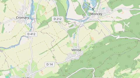 Carte de localisation de l'évènement