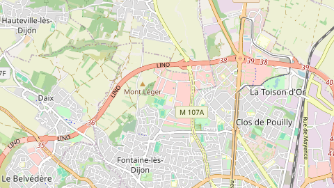 Carte de localisation de l'évènement