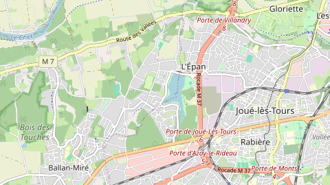 Carte de localisation de l'évènement
