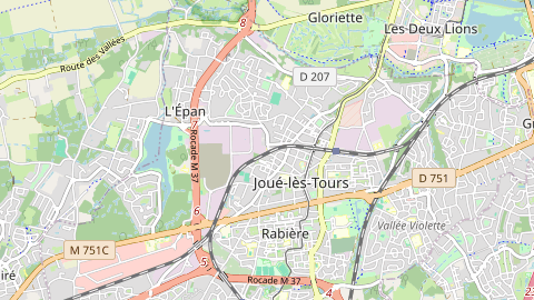 Carte de localisation de l'évènement